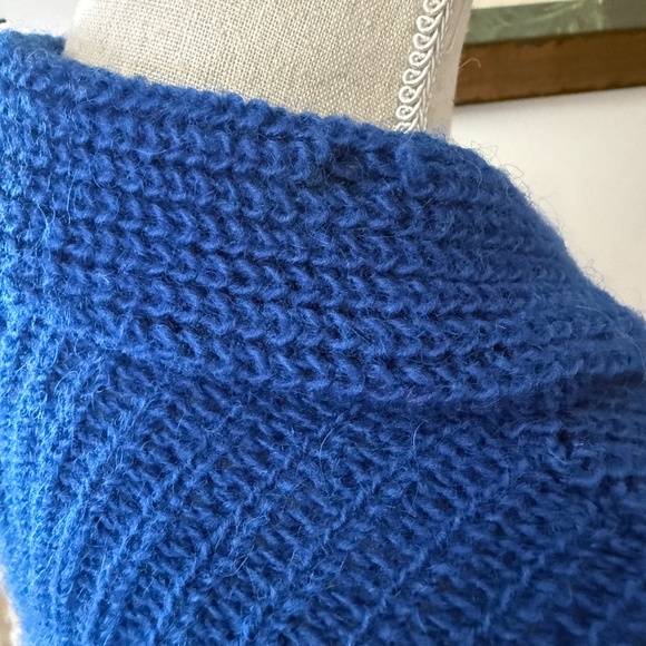 VINTAGE PENDLETON Virgin Wool L Fisherman Sweater 60's - Picture 3 of 7